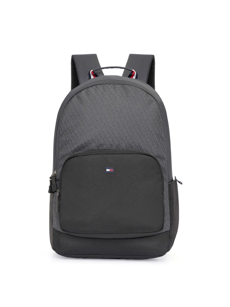 tommy hilfiger accessories Tommy Hilfiger Sanford Casual Backpack - Grey Black-picture-28