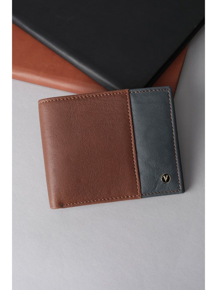Van Heusen Men Brown Genuine Leather Wallet-picture-17