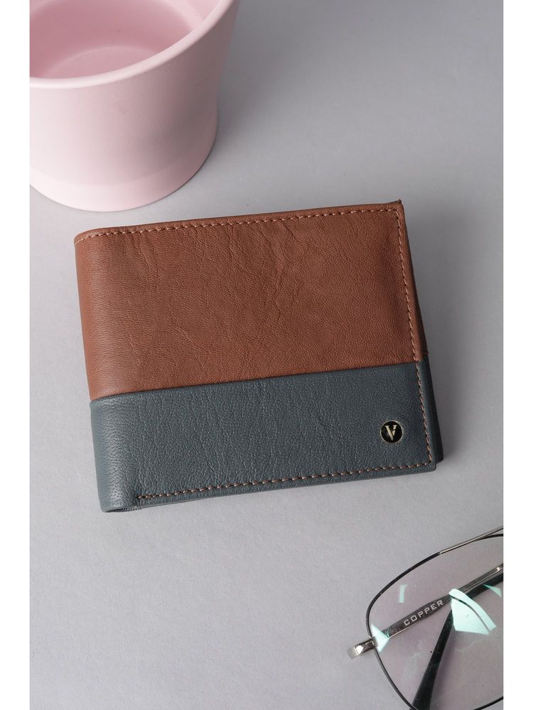 Van Heusen Men Brown Genuine Leather Wallet-picture-11