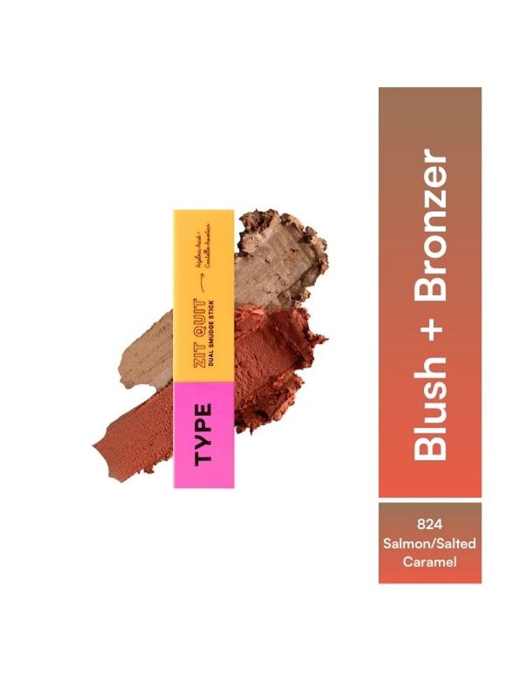 Type Beauty 2 In 1 Blush + Bronzer Stick with Azelaic Acid For Oily & Acne Prone Skin