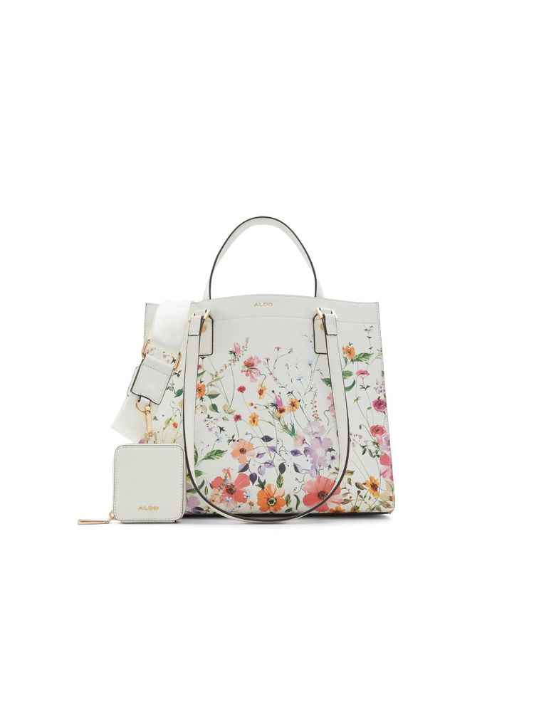 Aldo Bellona Womens Multicolor Handbag and Pouch with Coin Purse-picture-13