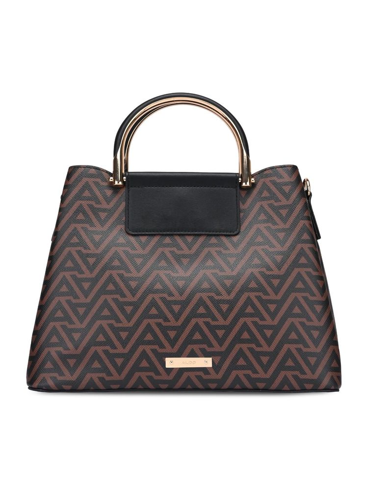 Aldo Sloana Womens Brown Satchel with Detachable Strap-picture-25