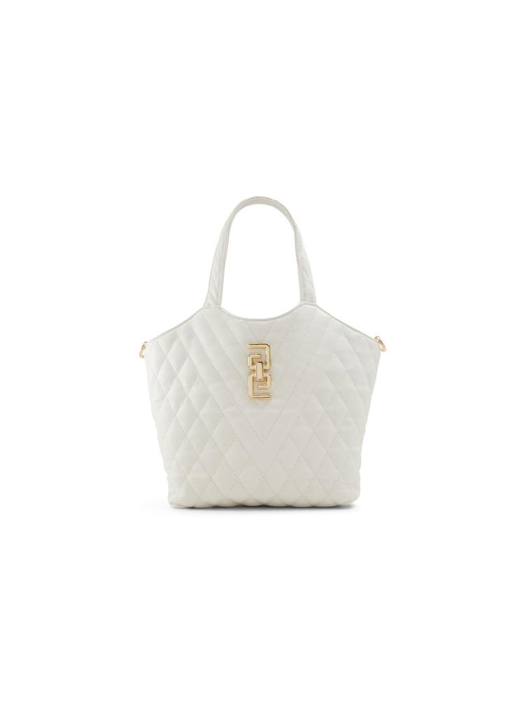 Aldo Zinylaax Womens White Handbag with Detachable Strap-picture-15
