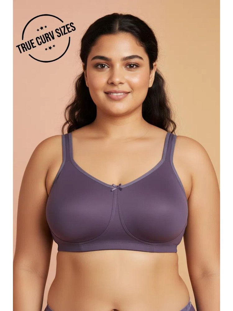 Zivame True Curve Single Layered Non Wired Bra - Purple-picture-26