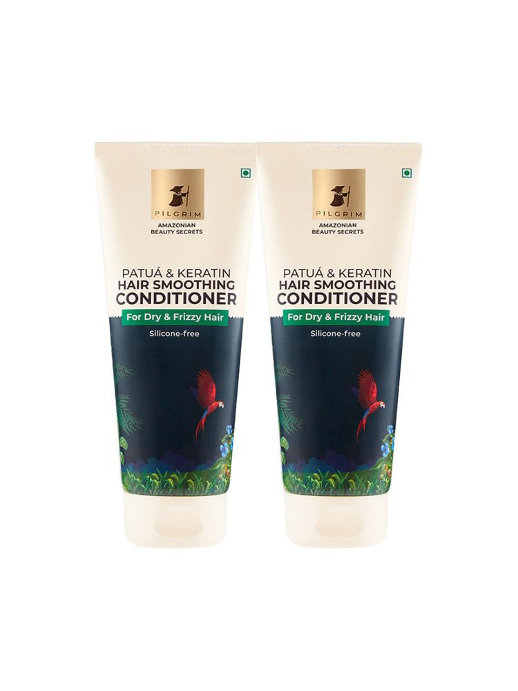 Pilgrim Patua & Keratin Hair Smoothing Conditioner For Dry & Frizzy Hair - Pack Of 2-picture-2