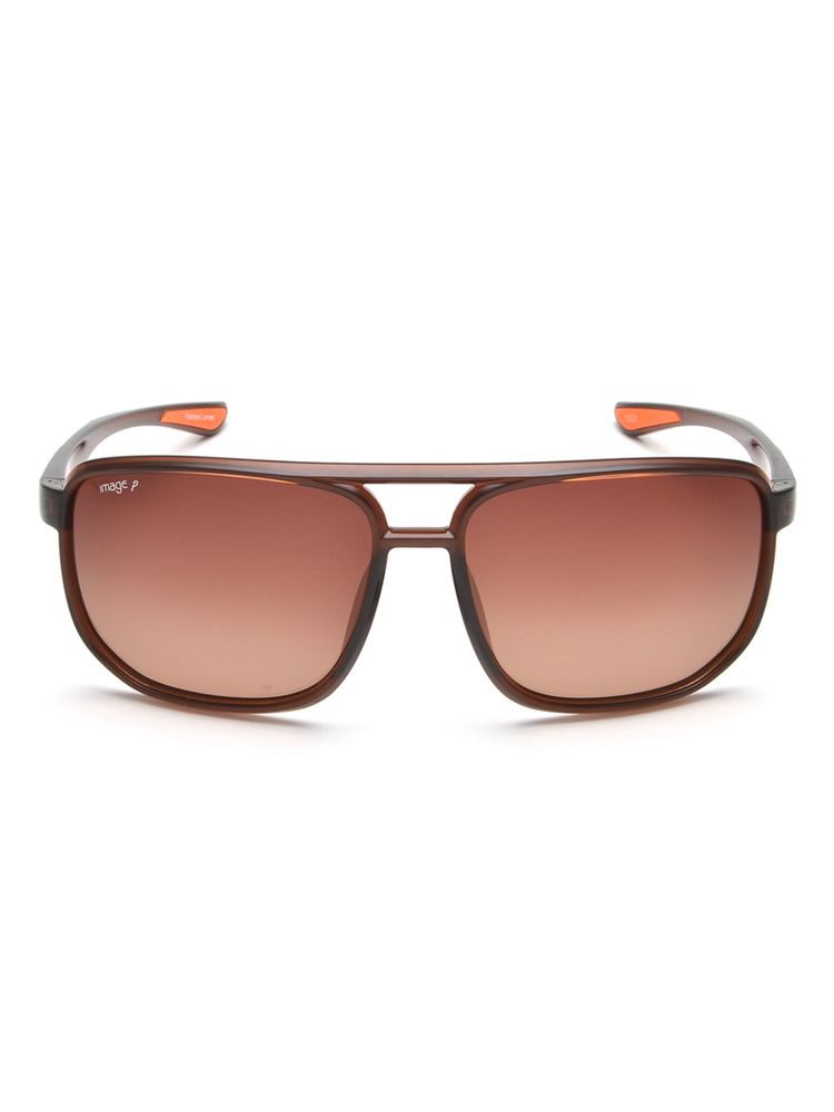 IMAGE Men Full UV Protected Gradient Brown Lens Square Sunglasses (61)-picture-11