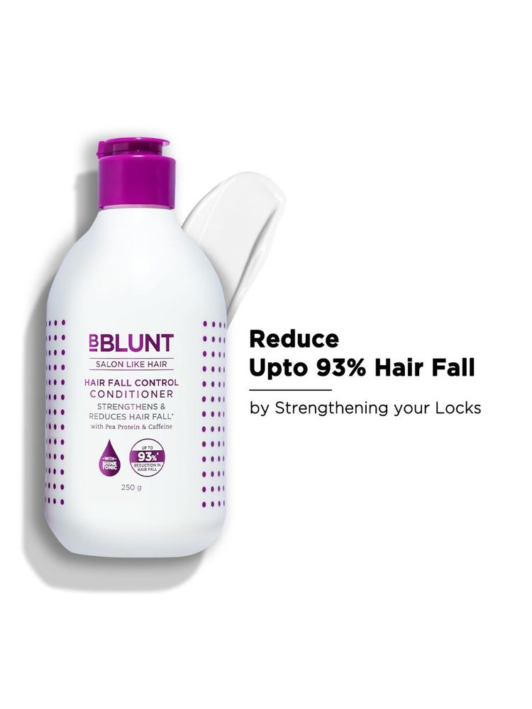 BBlunt Hair Fall Control Conditioner Pea Protein & Caffeine For Strong & Shiny Hair