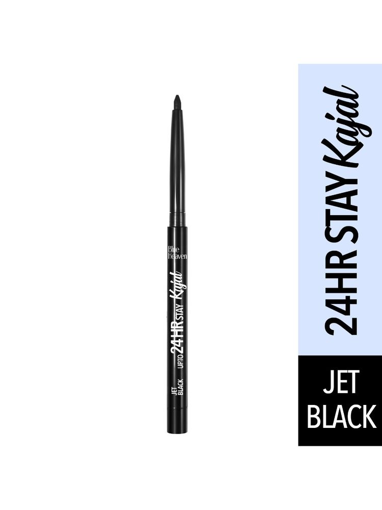 Blue Heaven 24hr Stay Kajal Black Waterproof - Jet Black