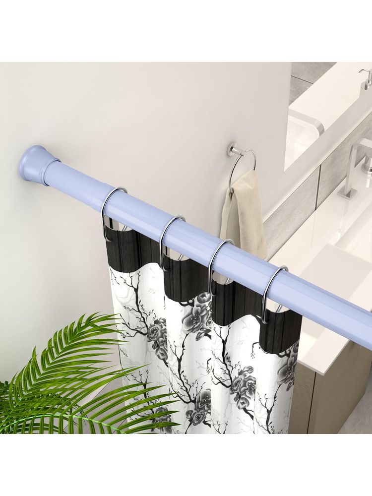 Story@Home Purple Modern Simple Lightweight Adjustable Extendable Stable Shower Rod-picture-15