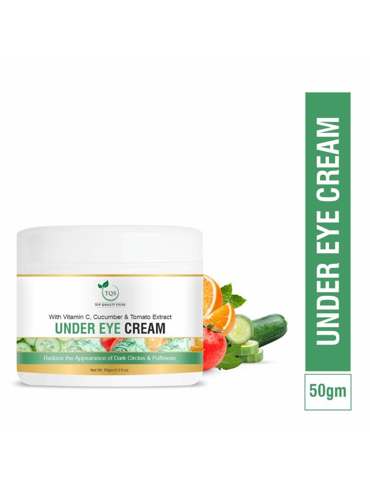 Tqs Under Eye Cream With Vitamin C, Cucumber Extract Dark Circles, Eye Puffiness & Wrinkles-picture-9