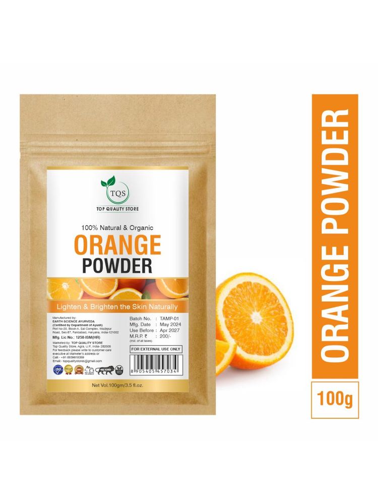 Tqs Organic Orange Peel Powder For Skin Lightening Face Pack-picture-22