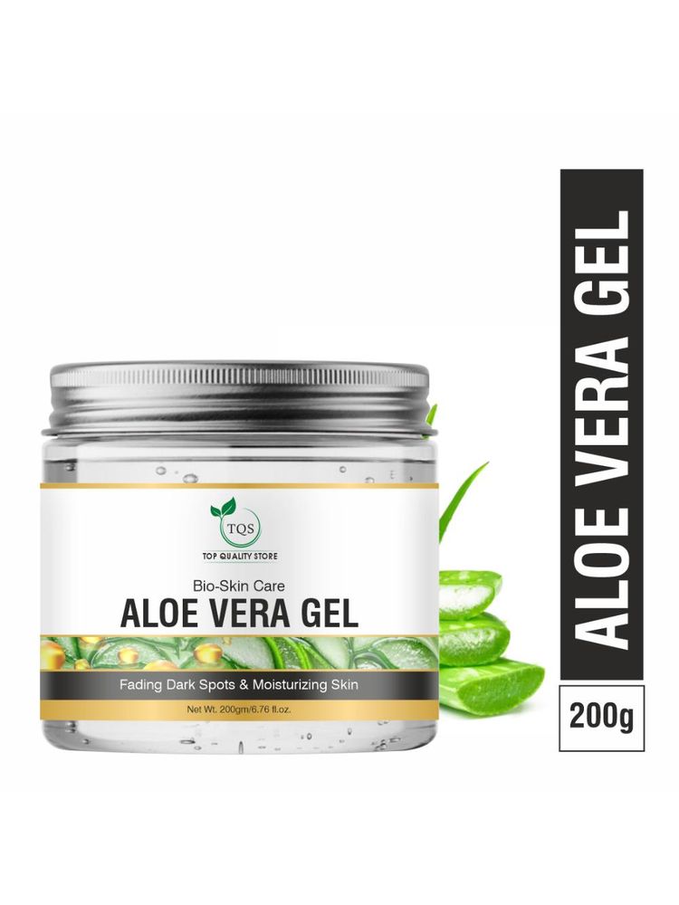 Tqs Aloe Vera Gel For Face, With Natural Aloe Vera & Vitamin E For Skin & Hair-picture-6