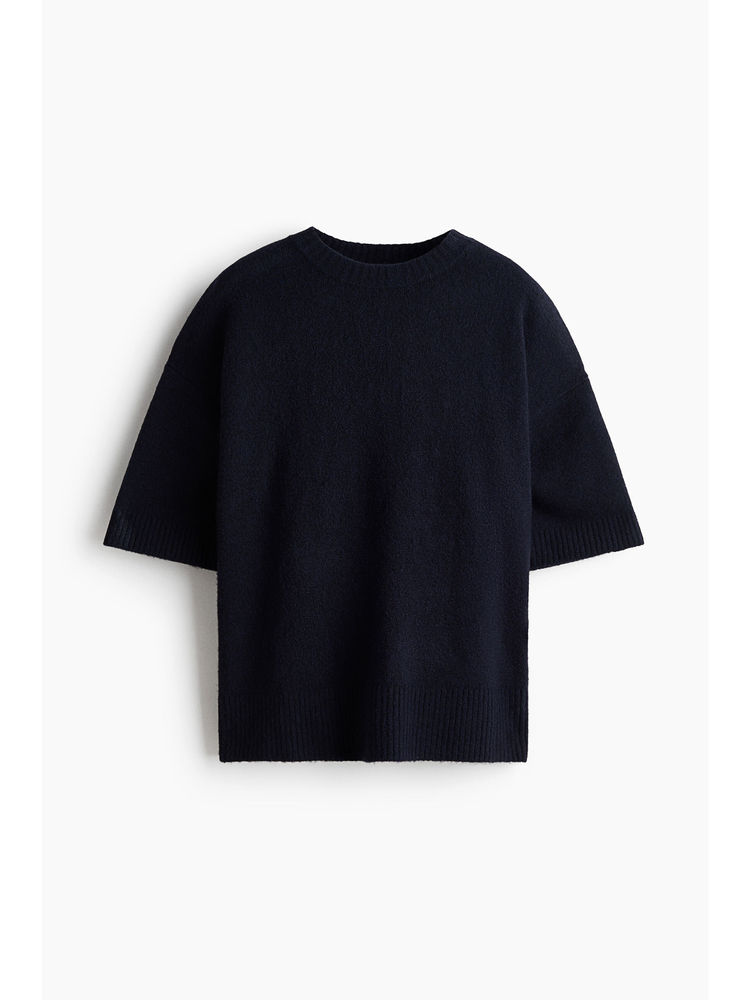 H&M Women Blue Knitted T-shirt-picture-19