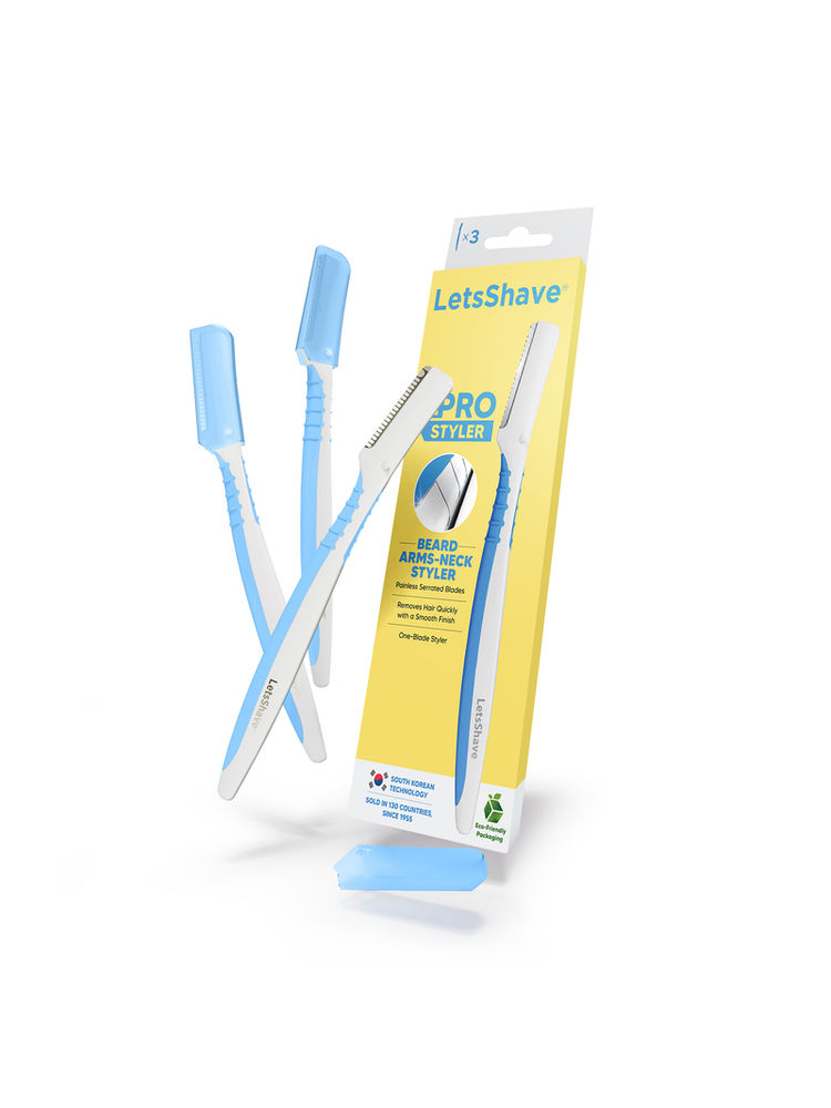 LetsShave Beard Pen Styler & Trimmer For Men (Pack of 3)