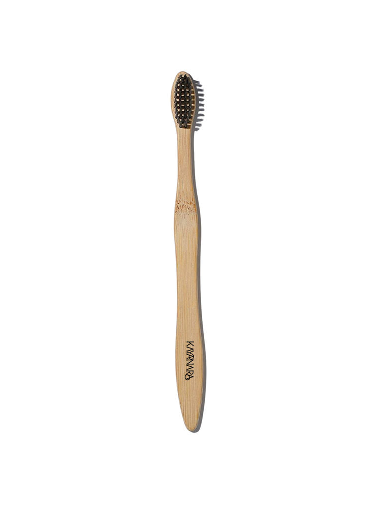 Kayanara Natural Bamboo Bristles Toothbrush - Black-picture-19
