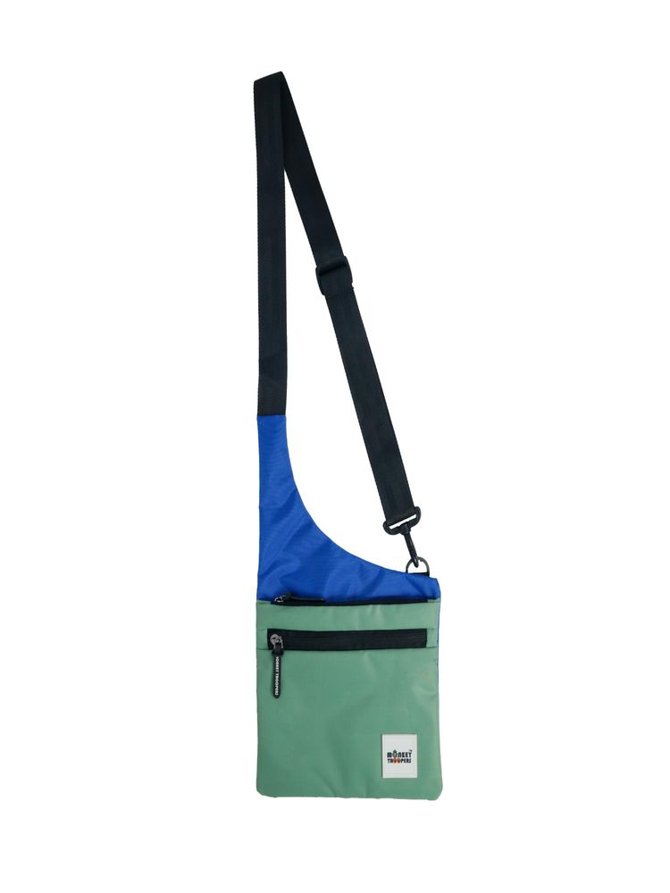 Monkey Troopers Unisex Sling Bag Perfo - Blue-Green-picture-10