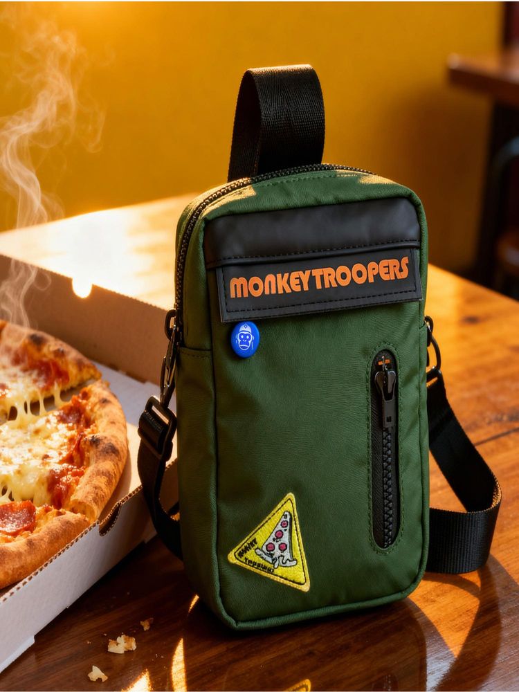 Monkey Troopers Unisex Crossbody Sidekick - Olive-image-37