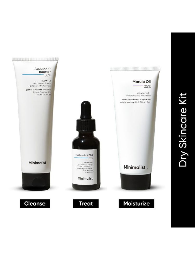 Minimalist Dry Skincare Kit