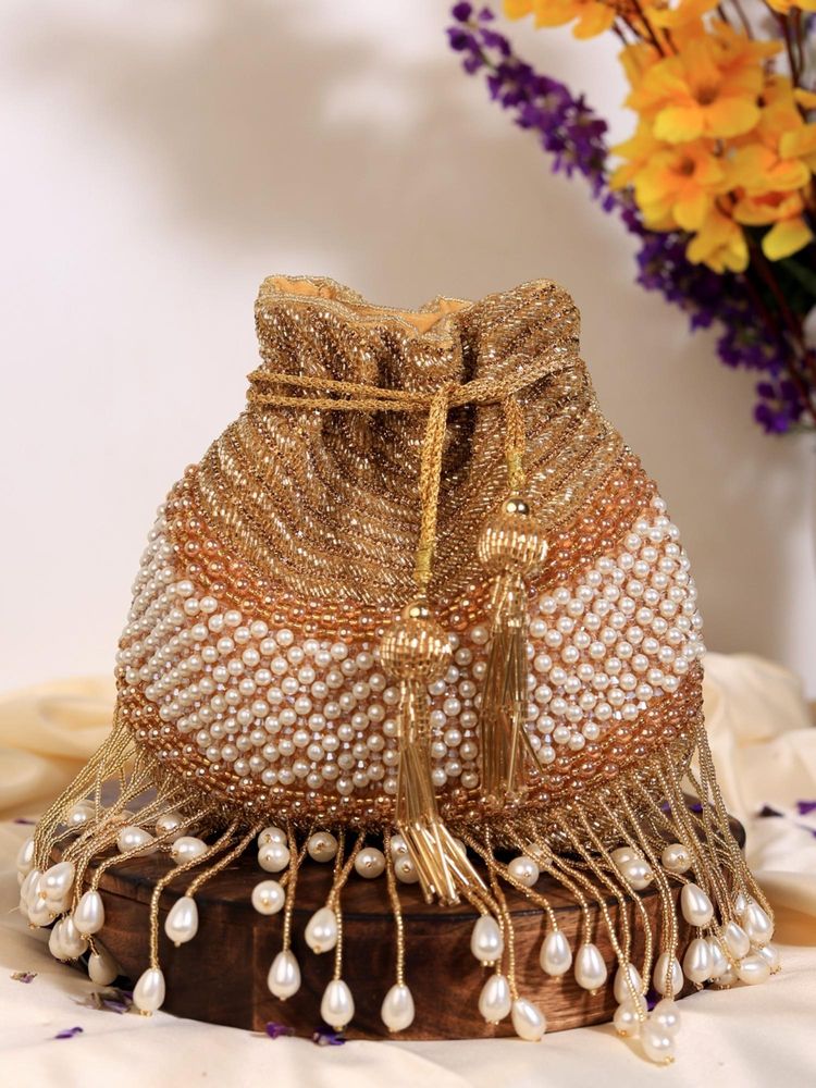 THE TAN CLAN Dua Potli Bag with Detachable Strap-image-23