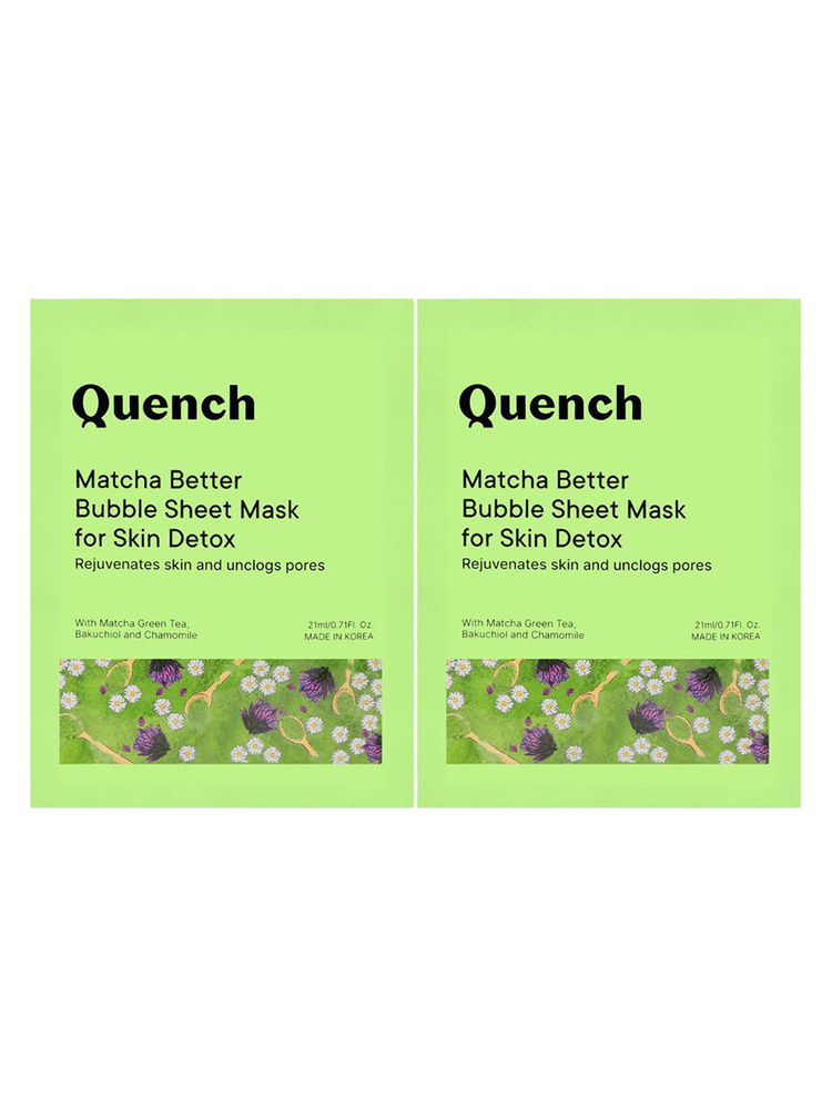 Quench Matcha Better Bubble Sheet Mask Combo-picture-14