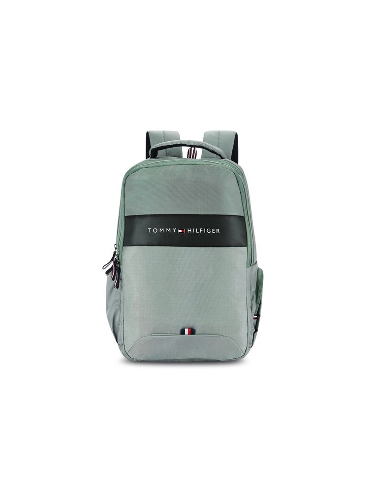 Tommy Hilfiger Joshua Unisex Laptop Backpack Patchwork Rest Solid 15 inch Light Grey 8903496133332