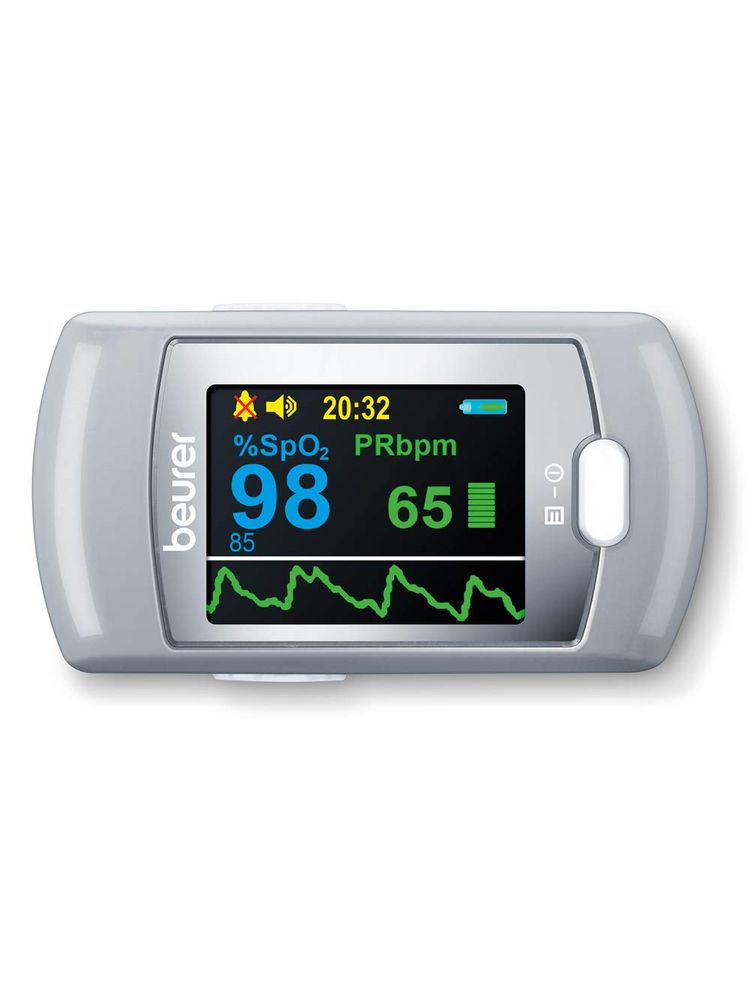 Beurer PO 80 Fingertip Pulse Oximeter(grey) & 5 Years Warranty-image-4