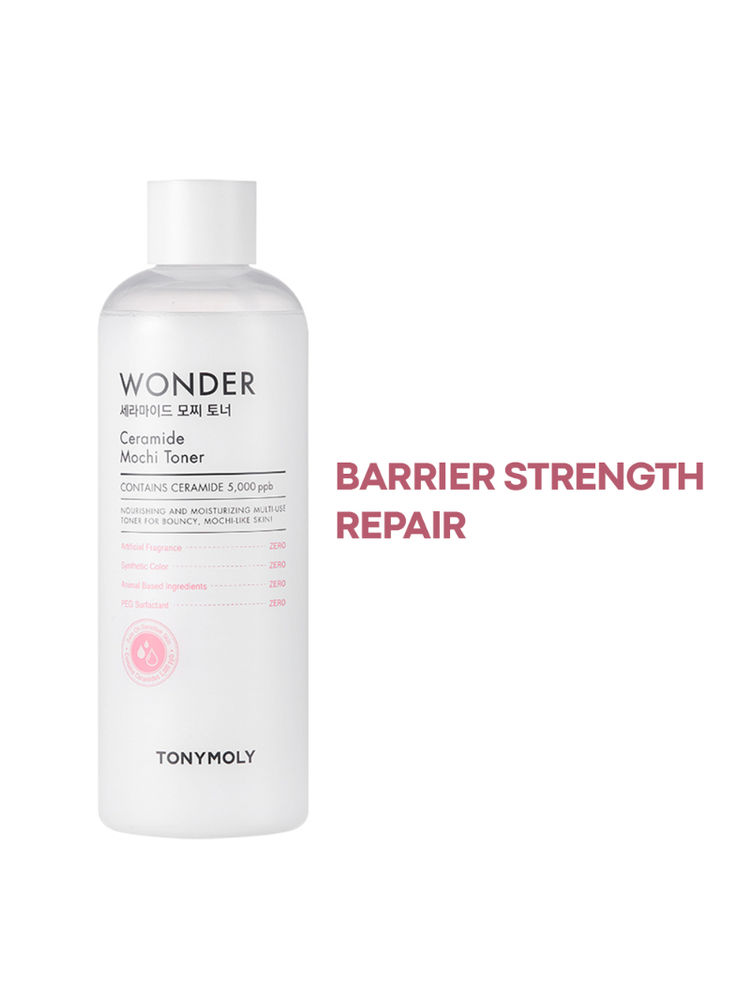 TONYMOLY Korean Wonder Ceramide Mochi Toner-Hydrates, Softens, Nourishes Dry & Combination Skin