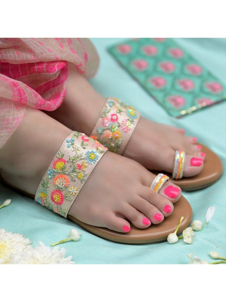 Coral Haze Freya Women Brown Kolhapuris-picture-25