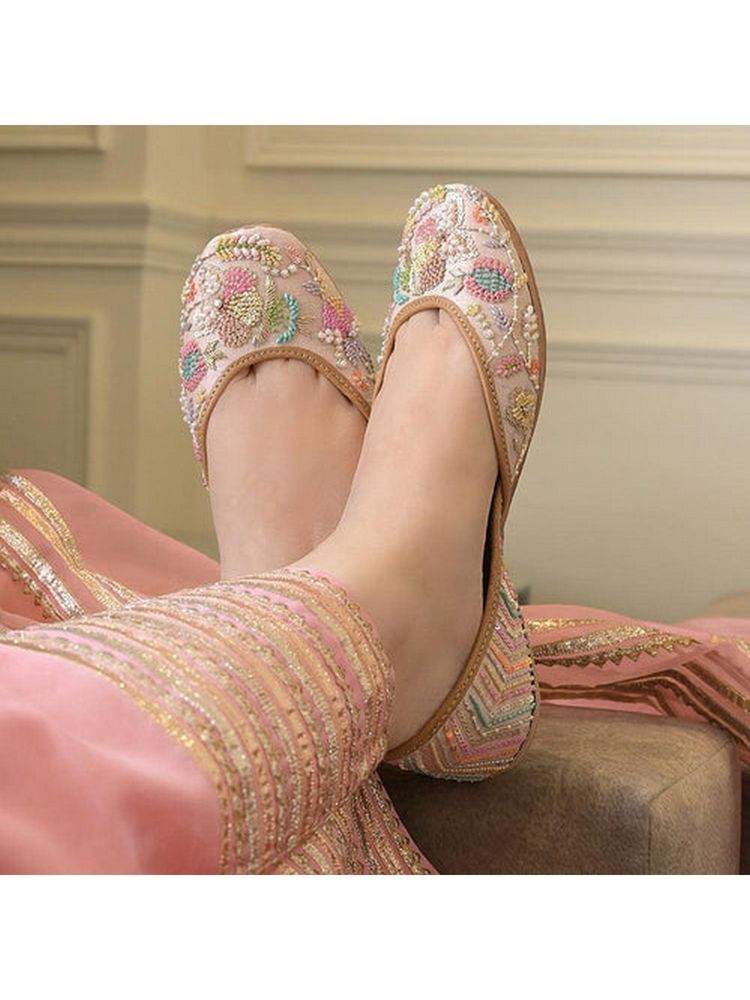 Coral Haze Inayat Women Multi-Color Juttis-image-21