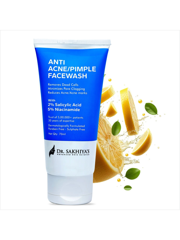 Dr. Sakhiya Anti-Acne Pimple Face Cleanser Deep Cleansing for Breakout Control-image-42