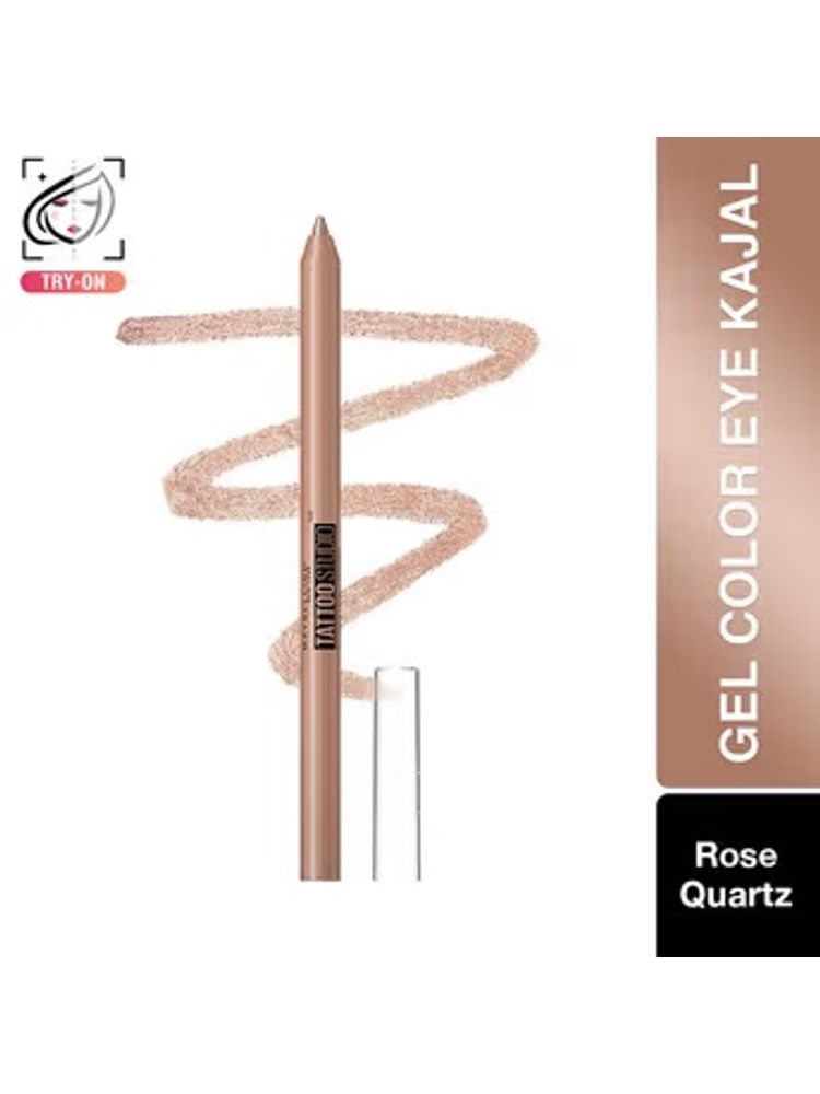 Maybelline Tattoo Gel Eyeliner - Striking Navy Blue, Metallic/Matte, Water & Smudge-proof, Last 36H