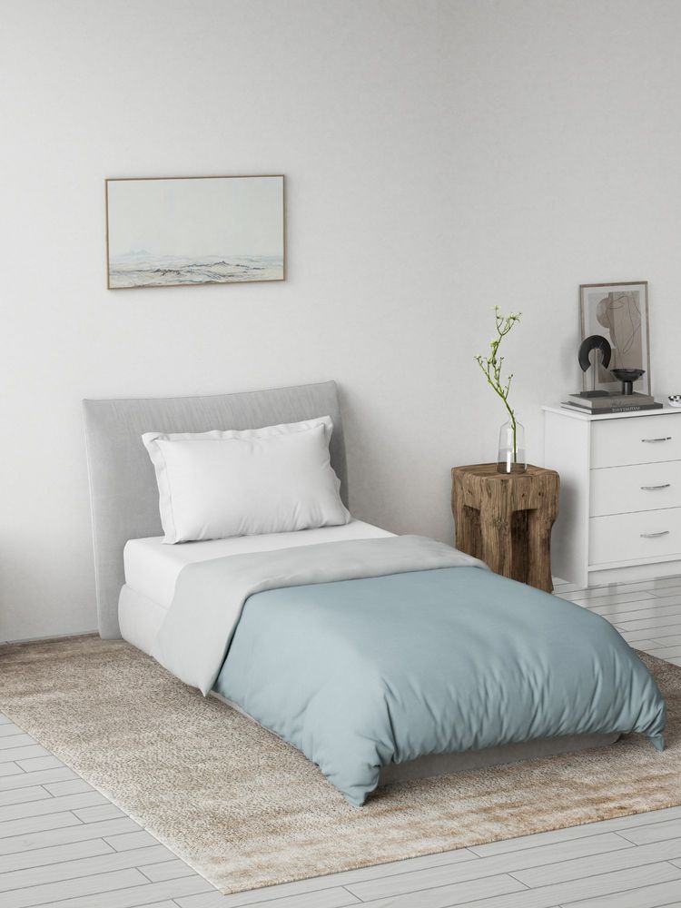 Ddecor Live Beautiful Spectrum Collection 180TC Reversible Single Quilt - Blue-image-38