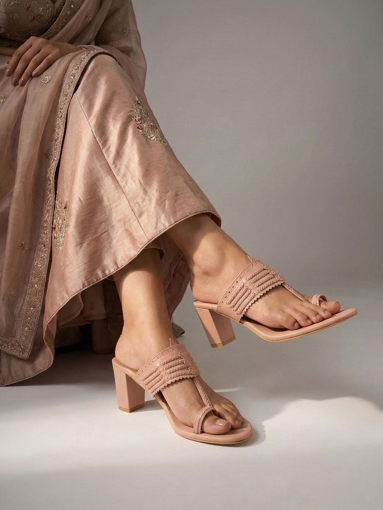 Chaal Chalan Pink Shai Heels-picture-25