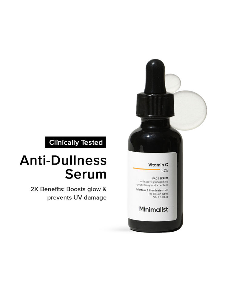 Minimalist 10% Vitamin C Serum For Face For Glowing Skin