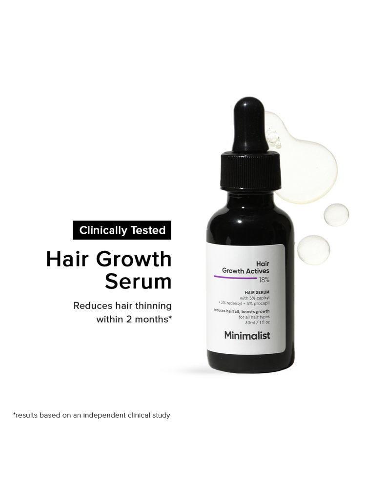 Minimalist Hair Growth Actives 18% Hair Serum