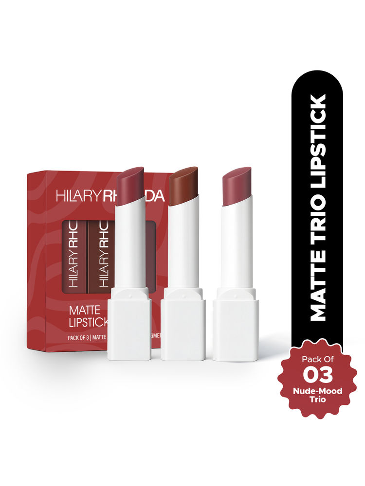 Hilary Rhoda Matte Lipstick Pack Of 3-picture-20