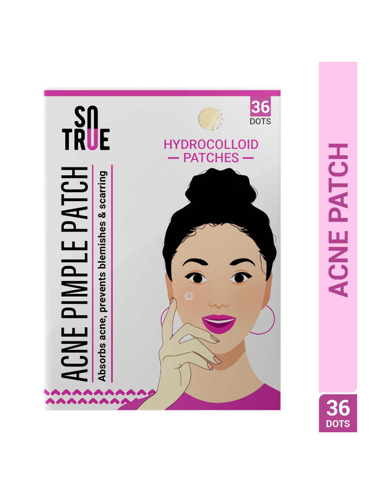Sotrue Hydrocolloid Acne Pimple Patch For Active Surface Acne, Absorbs Pimple Overnight