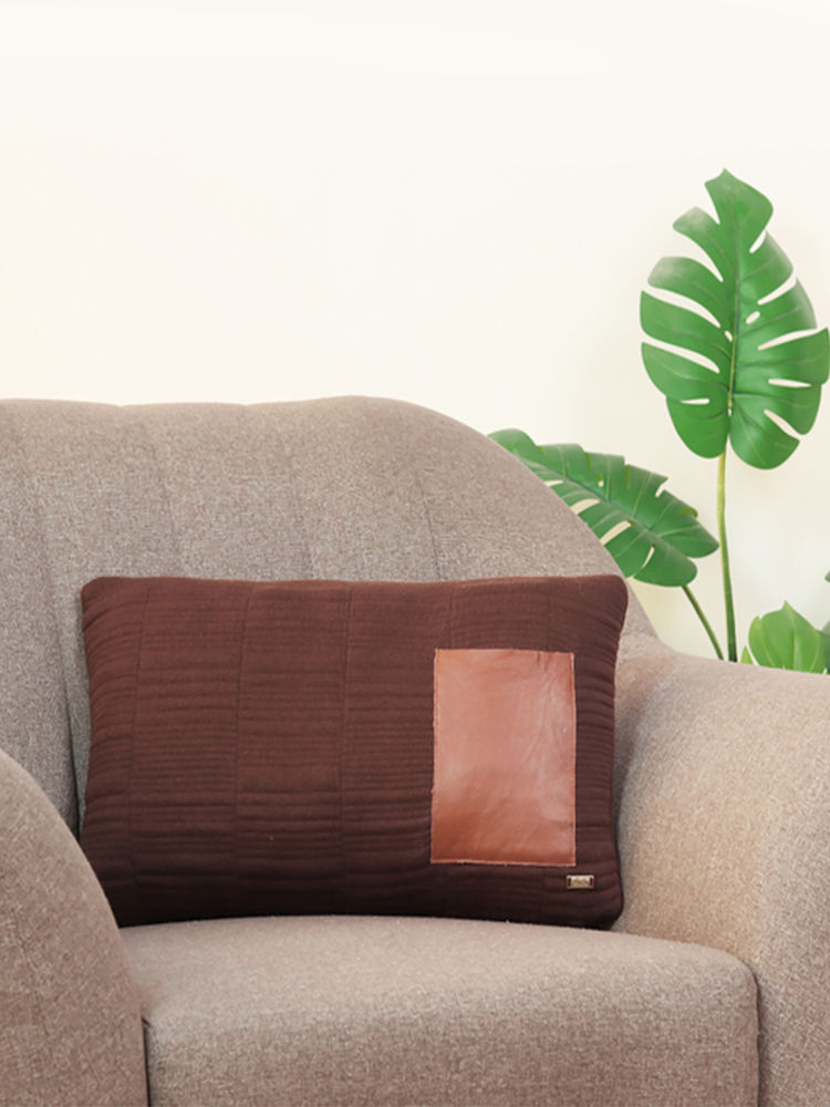 PLUCHI Olivia Chestnut Brown Pillow Cover-image-28