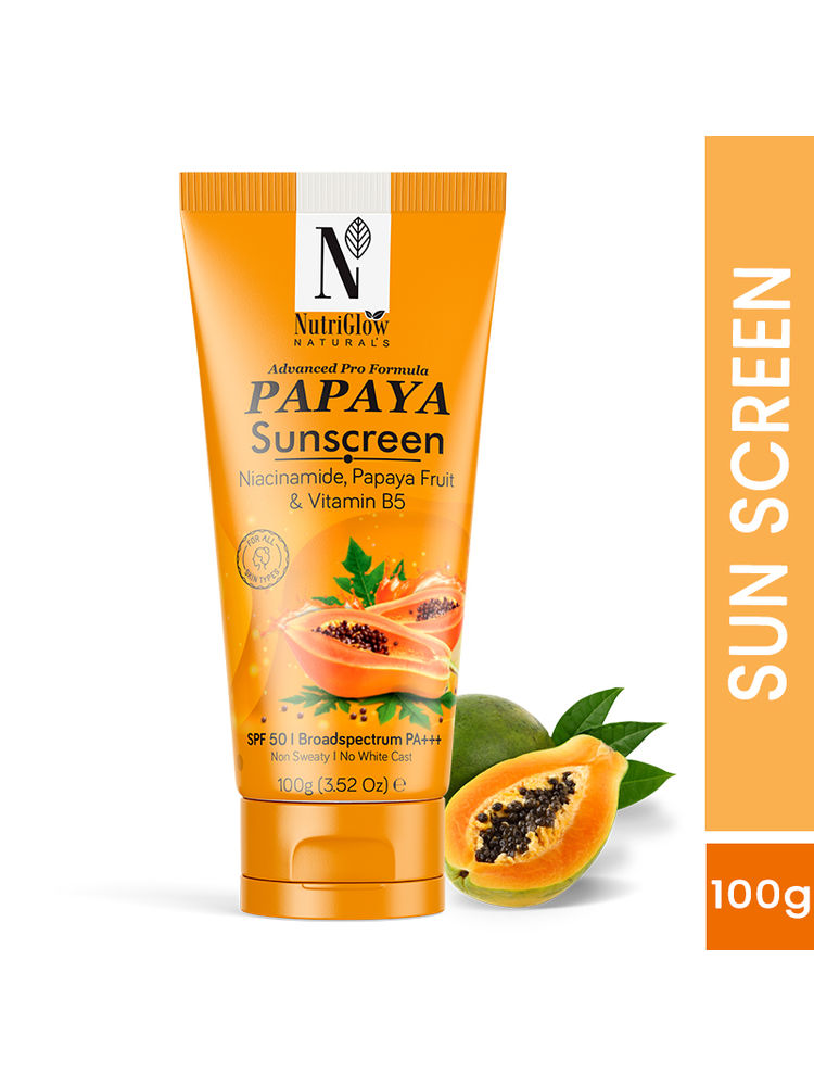 NutriGlow Natural's Advanced Pro Formula Papaya Sunscreen SPF 50 PA+++-picture-21