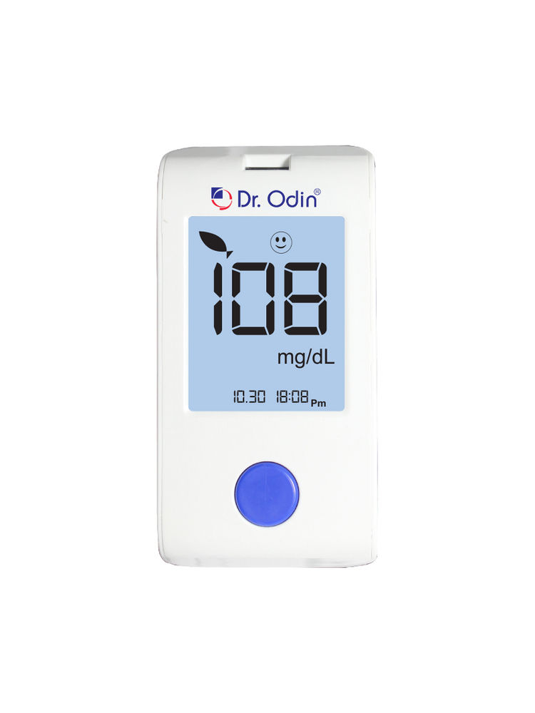 Dr. Odin Glucose Meter Kit With 25 Strips, White-picture-44