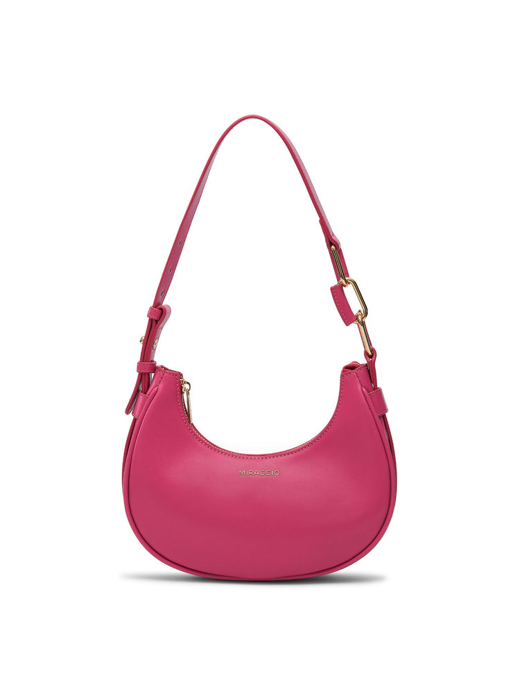 MIRAGGIO Cindy Saddle Bag Pink-picture-12