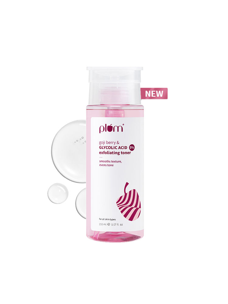 Plum Goji Berry & 5% Glycolic Acid Exfoliating Toner for Textured Skin-image-11