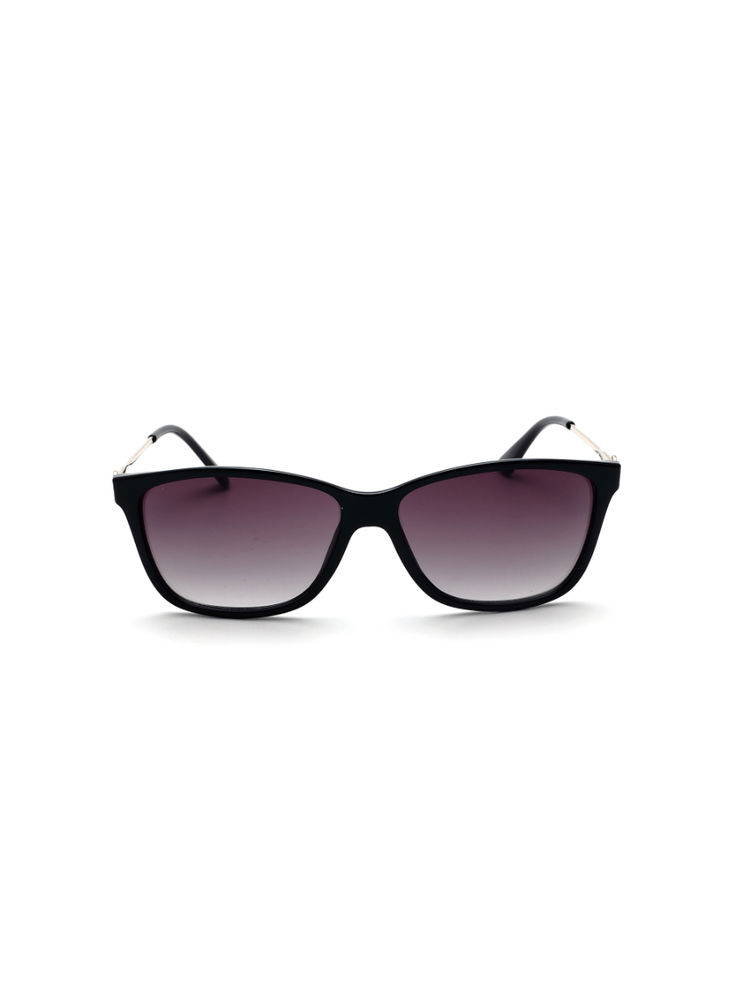 Bebe Green Lens Rectangular Sunglass Full Rim Black Frame With Gradient (Bb 3048 C3 57)-image-15