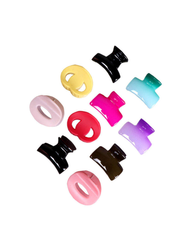 MAKEUP BY SITI GlameGlimpe Set of 6 Plastic Claw Clips- Mix Colour-image-5