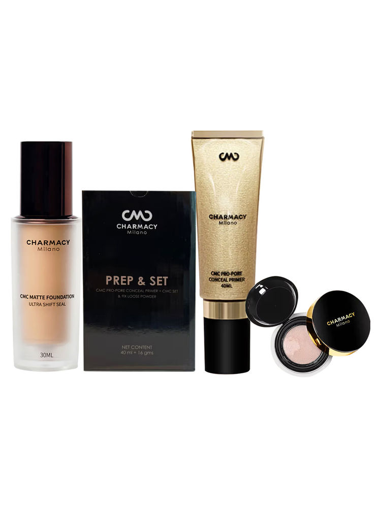 Charmacy Milano Foundation 02 + Prep & Set Combo-image-48