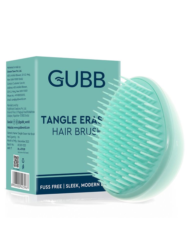 GUBB Tangle Eraser Detangling Brush, Reduces Hair Breakage & Damage,Scottish Range-picture-19