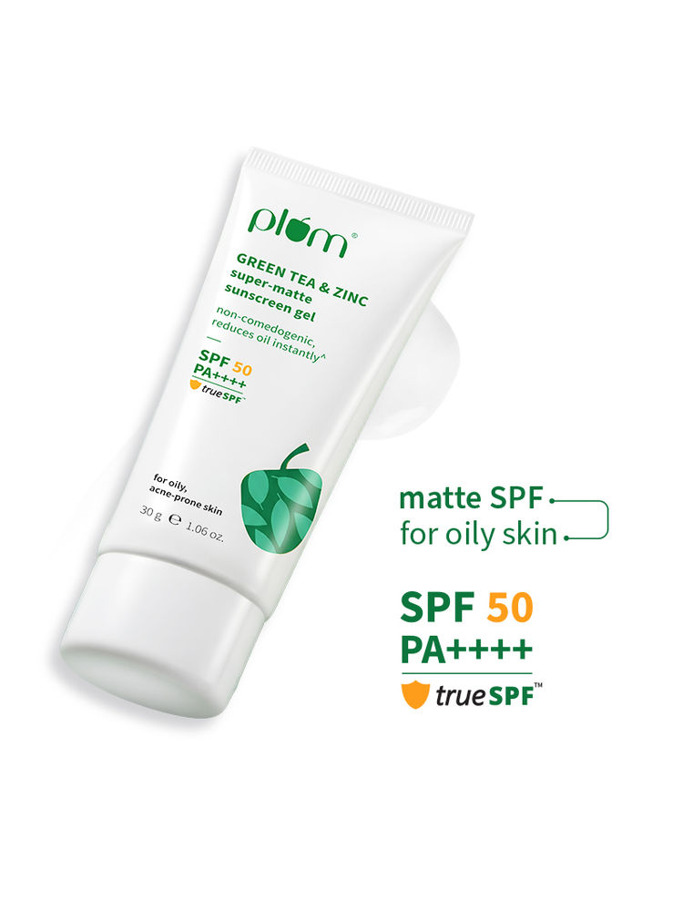Plum Green Tea & Zinc Super-Matte Sunscreen Gel SPF 50 PA ++++-image-13