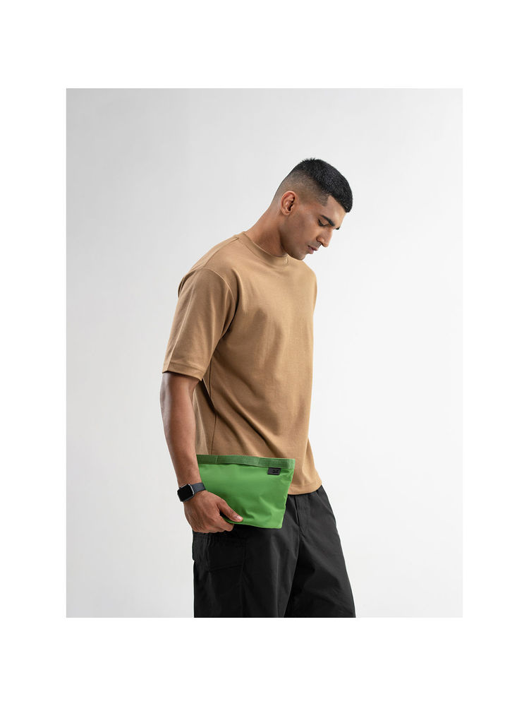 DailyObjects Unisex Solid Seagrass Pivot Carry All Pouch-picture-11