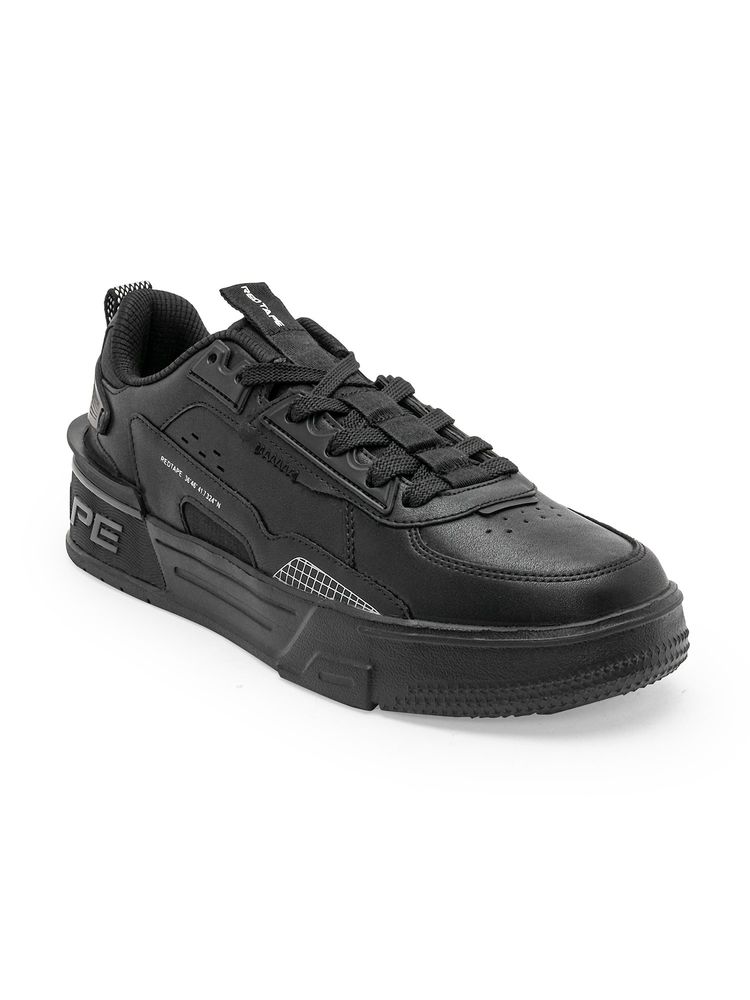 Red Tape Women Solid Black Lifestyle Sneakers-image-14