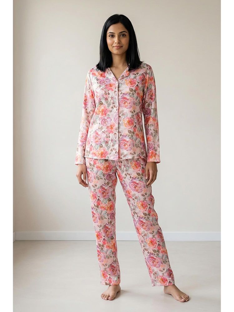 Zivame Knit Cotton Nightsuit - Pearl-picture-38